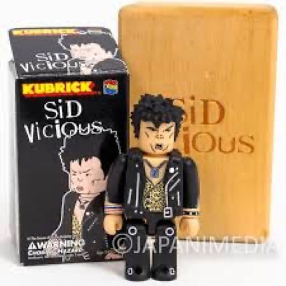 Sid Vicious KUBRICK MEDICOM mini figure Japan 2002 Sex Pistols Still Sealed NEW - Picture 1 of 5